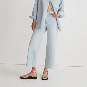 Madewell Perfect Vintage Wide-Leg Crop Jean